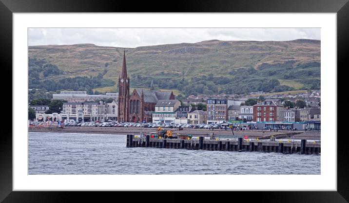 Largs pier Framed Mounted Print by Allan Durward Photography