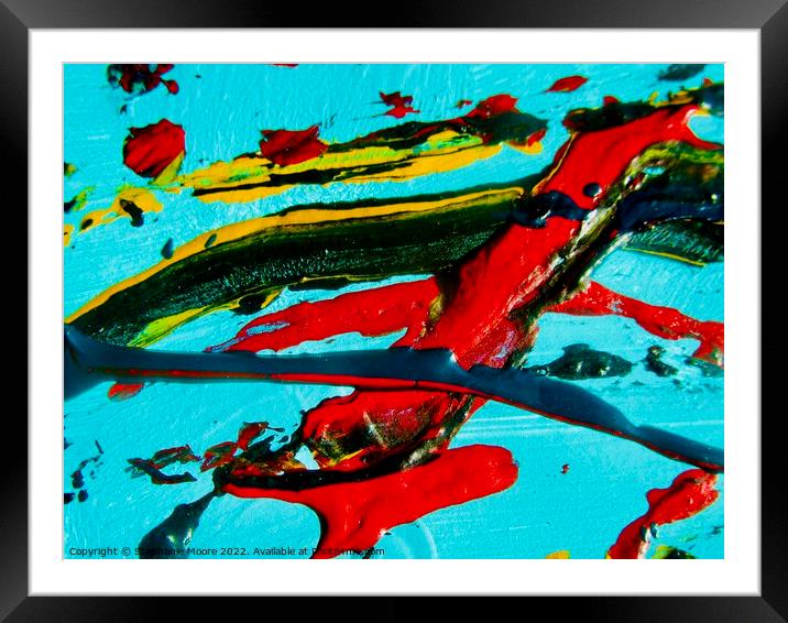 Abstract 273 Framed Mounted Print by Stephanie Moore