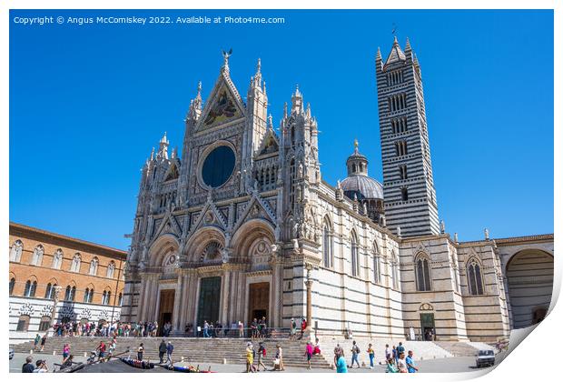 Duomo di Siena, Tuscany, Italy Print by Angus McComiskey
