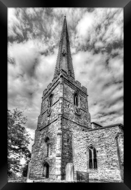 St Marys Church Queniborough  Framed Print by David Pyatt