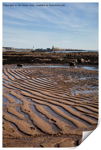 Ripples in the sand Print by Jim Jones