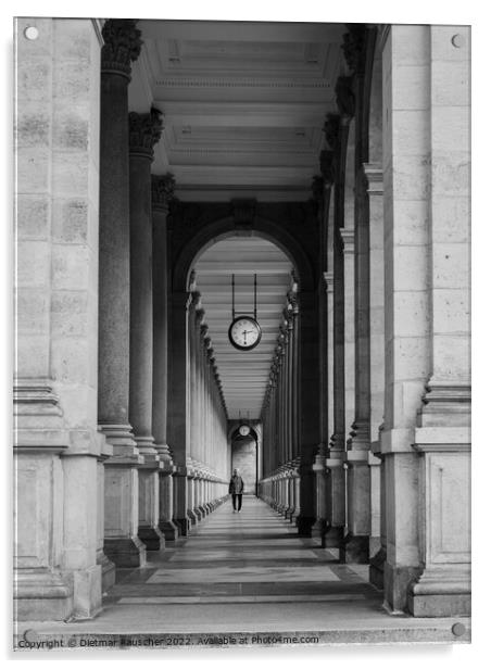 Mill Colonnade in Karlovy Vary, Czech Republic Acrylic by Dietmar Rauscher