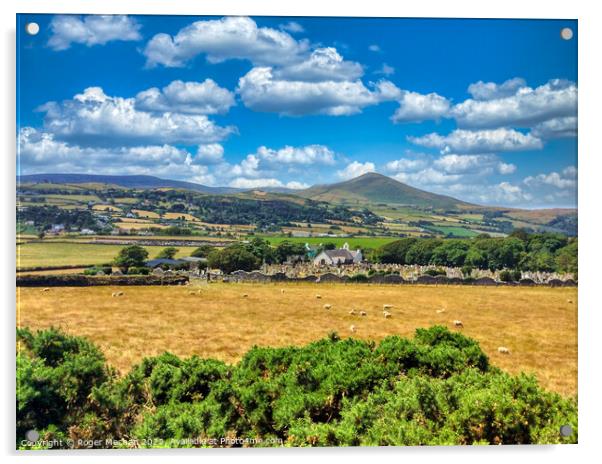 Serene Isle of Man Acrylic by Roger Mechan