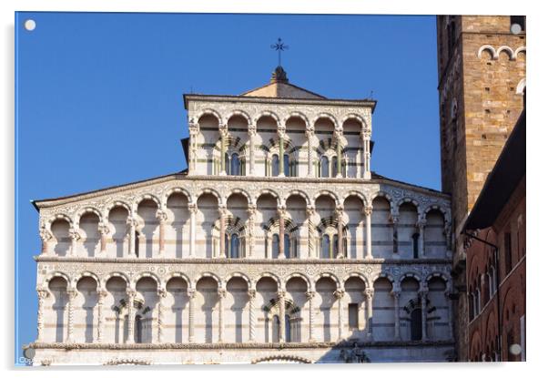 Duomo di San Martino - Lucca Acrylic by Laszlo Konya