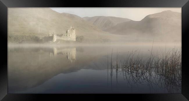 As dawn breaks on Kilchurn Castle Framed Print by Anthony McGeever