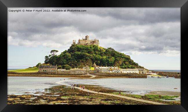 St Michael's Mount Cornwall Framed Print by Peter F Hunt