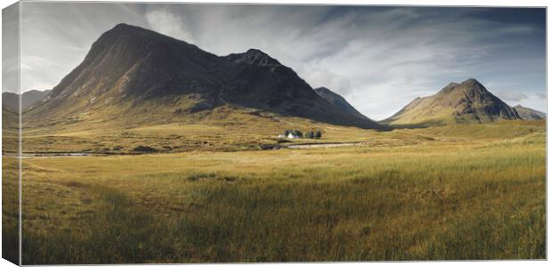 Glencoe Panorama Canvas Print by Anthony McGeever