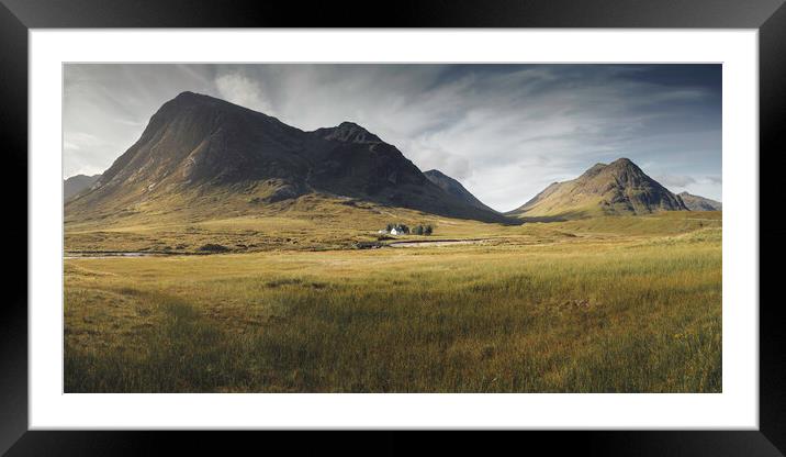 Glencoe Panorama Framed Mounted Print by Anthony McGeever
