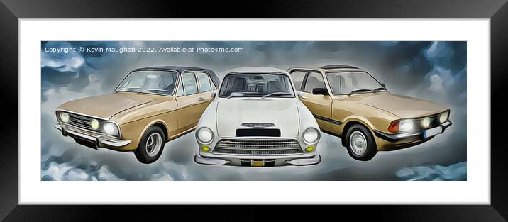 Timeless Fords Framed Mounted Print by Kevin Maughan