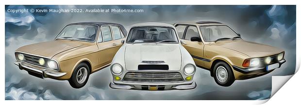Timeless Fords Print by Kevin Maughan