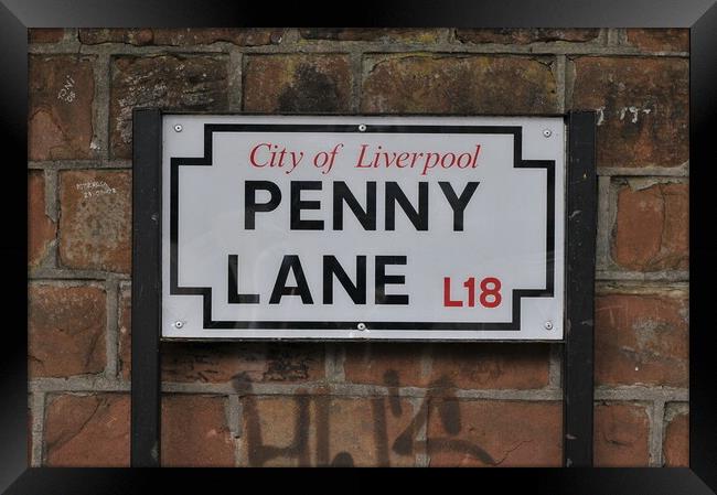 Penny Lane. Framed Print by Stuart Jenner