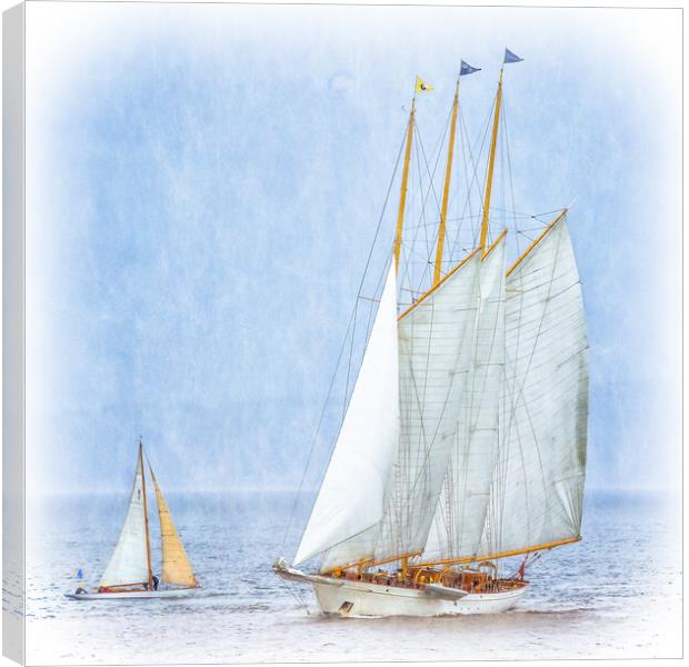 David and Goliath, Giants of Sail Canvas Print by Tylie Duff Photo Art