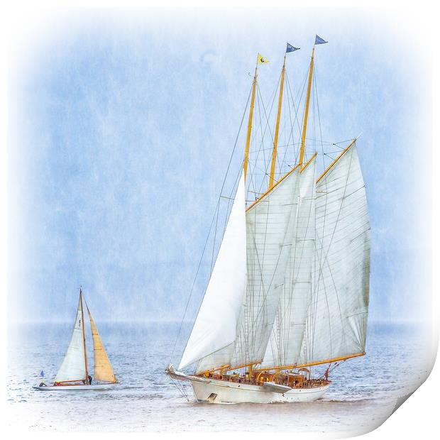 David and Goliath, Giants of Sail Print by Tylie Duff Photo Art