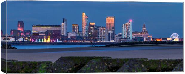Liverpool cityscape Canvas Print by Kevin Elias