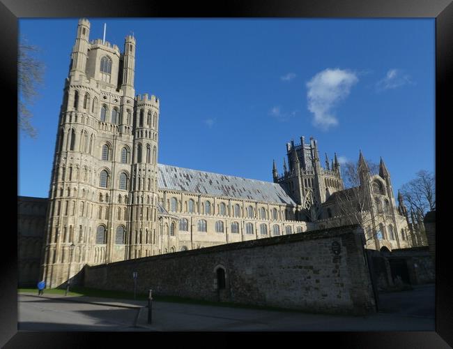 Magnificent Ely Cathedral Framed Print by Simon Hill