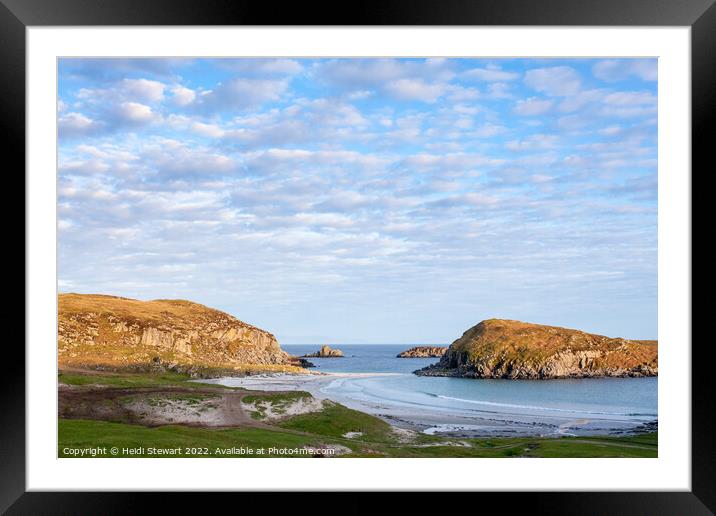 Kilvickeon Beach, Isle of Mull Framed Mounted Print by Heidi Stewart