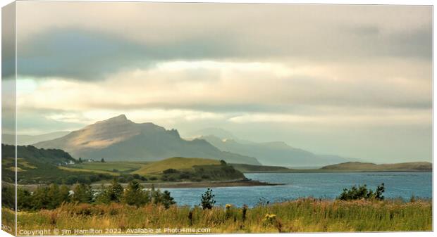Isle of Skye Scotland Canvas Print by jim Hamilton
