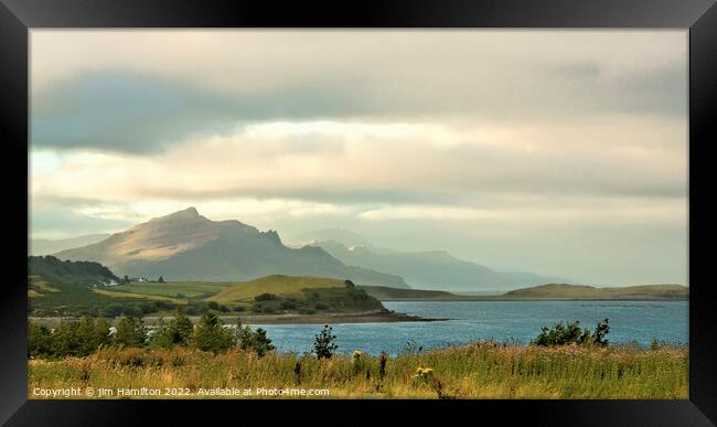 Isle of Skye Scotland Framed Print by jim Hamilton