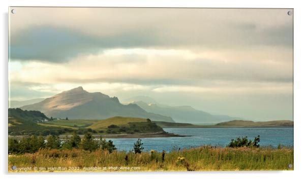 Isle of Skye Scotland Acrylic by jim Hamilton