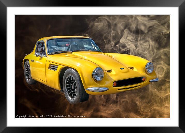 1972 TVR Vixen. Framed Mounted Print by Kevin Hellon