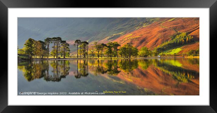 Buttermere in Morning Light Framed Mounted Print by George Hopkins