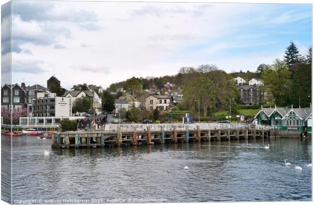 Bowness on Windermere Canvas Print by Rodney Hutchinson
