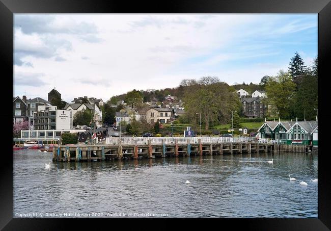 Bowness on Windermere Framed Print by Rodney Hutchinson