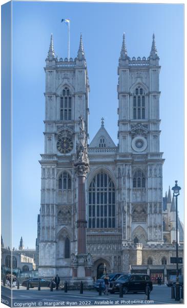 Westminster Abbey Canvas Print by Margaret Ryan