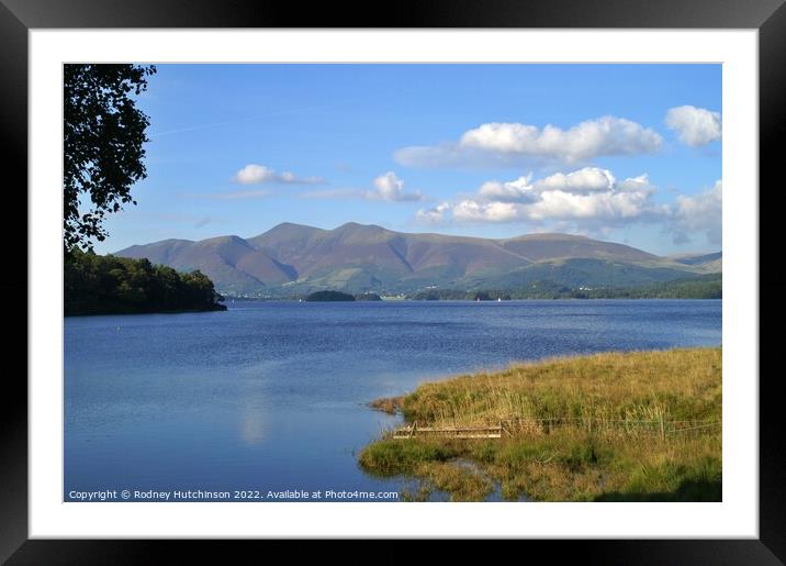 Skiddaw view Framed Mounted Print by Rodney Hutchinson