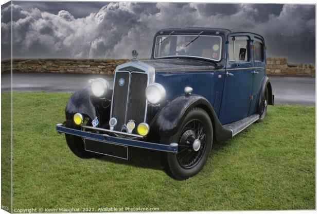 1935 Lanchester 10 Classic Car Canvas Print by Kevin Maughan