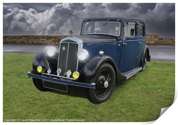 1935 Lanchester 10 Classic Car Print by Kevin Maughan