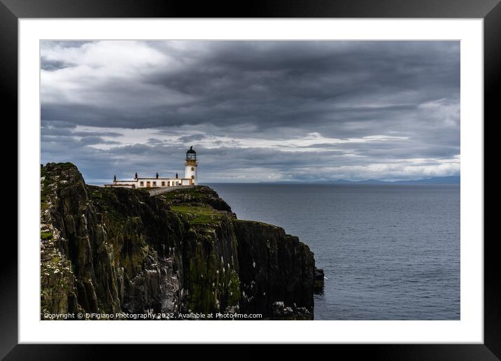 Neist Point Lighthouse Framed Mounted Print by DiFigiano Photography