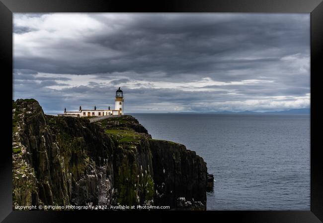 Neist Point Lighthouse Framed Print by DiFigiano Photography