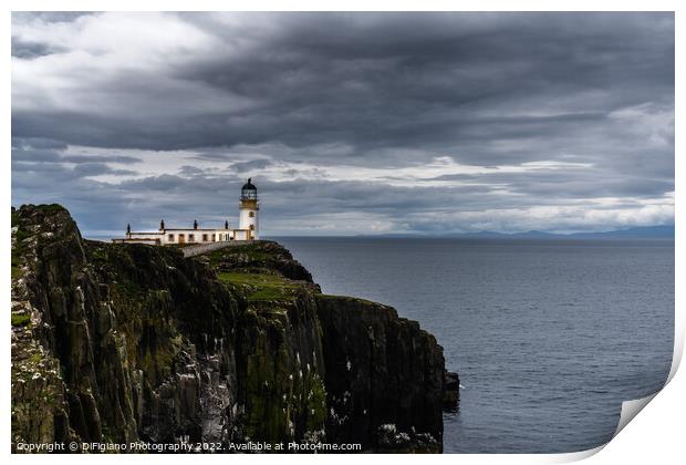 Neist Point Lighthouse Print by DiFigiano Photography