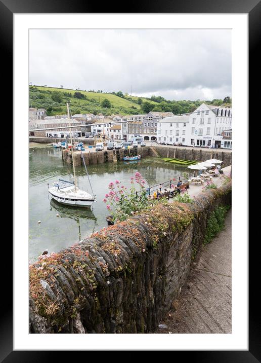 Mevagissey, Cornwall  Framed Mounted Print by Graham Custance
