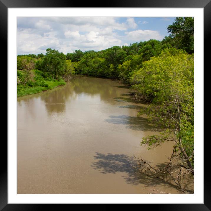 The La Salle River, Manitoba 2 Framed Mounted Print by STEPHEN THOMAS
