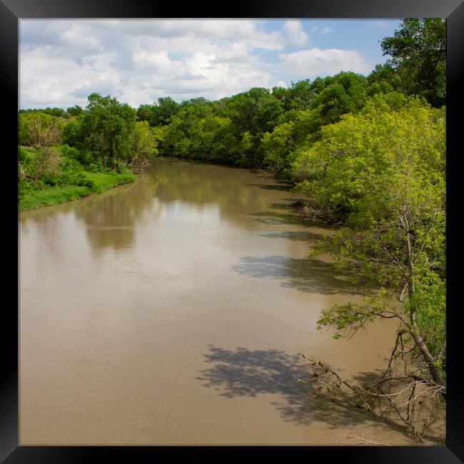 The La Salle River, Manitoba 2 Framed Print by STEPHEN THOMAS