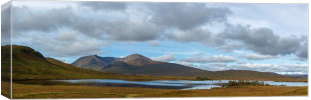 The Black Mount, Rannoch Moor. Canvas Print by Tommy Dickson