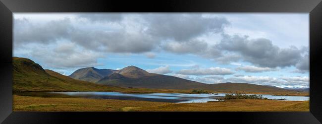The Black Mount, Rannoch Moor. Framed Print by Tommy Dickson