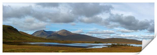 The Black Mount, Rannoch Moor. Print by Tommy Dickson