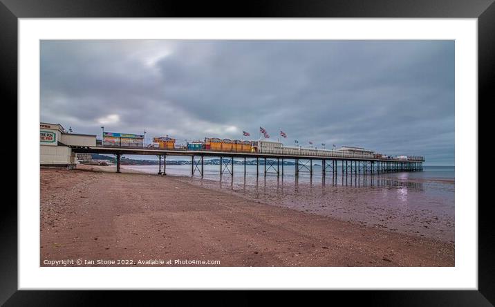 Majestic Paignton Pier Framed Mounted Print by Ian Stone