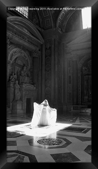 Angel bride Framed Print by Sean Wareing