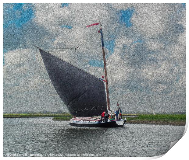 Wherry Albion in Oil Print by GJS Photography Artist