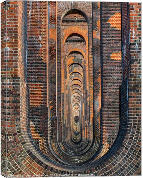 Ouse Valley Railway Viaduct near Balcombe Canvas Print by George Robertson