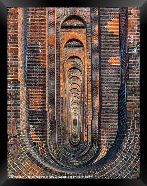 Ouse Valley Railway Viaduct near Balcombe Framed Print by George Robertson