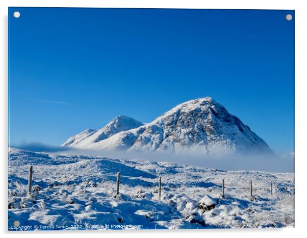 Glencoe winter Acrylic by Teresa James