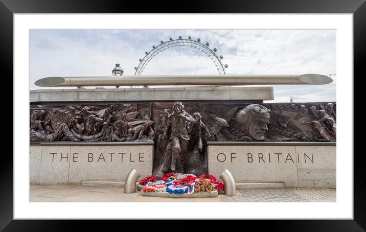 Battle of Britain memorial Framed Mounted Print by Jason Wells