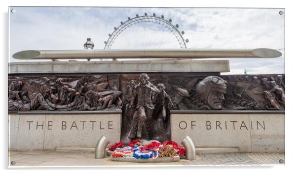 Battle of Britain memorial Acrylic by Jason Wells