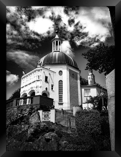 Portmeirion Pantheon (Dome) Framed Print by Lee Kershaw