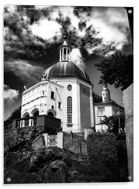 Portmeirion Pantheon (Dome) Acrylic by Lee Kershaw
